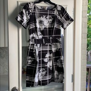 Black and White French Connection Dress